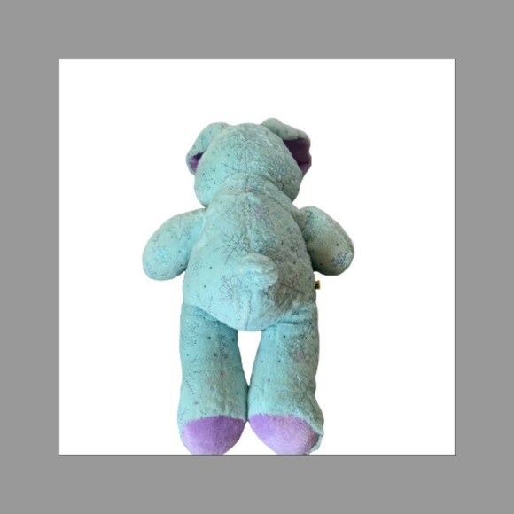 Build A Bear Blue Snowflake Stuffed Bunny Rabbit - Picture 10 of 10